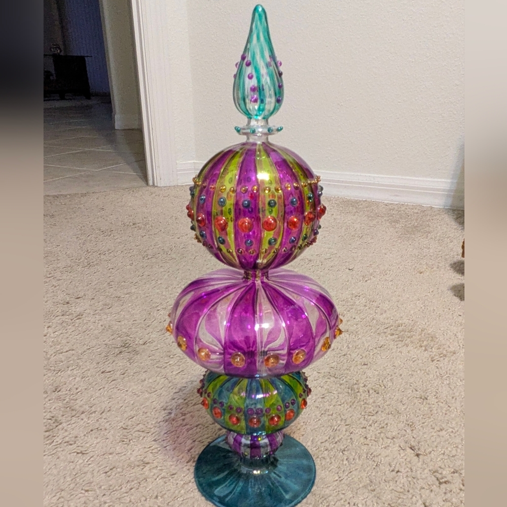 Waterford Vintage Crystal Marquis VENETIAN Tree Topper Christmas Star 12 1/2"